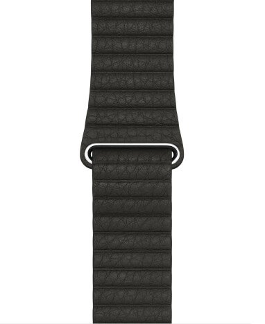 Curea iUni compatibila cu Apple Watch 1/2/3/4/5/6/7, 44mm, Leather Loop, Piele, Dark Gray